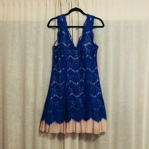 BETSY & ADAM LACE - OVERLAY TULLE A-LINE DRESS 👗